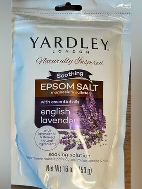💜 Yardley London Soothing Epsom Salt in English Lavender Scent